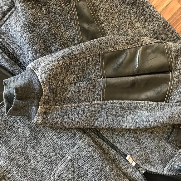 PCJ Heavyweight Sweat Pants Set Full Zip With Hoodie Embellished L - Picture 11 of 13